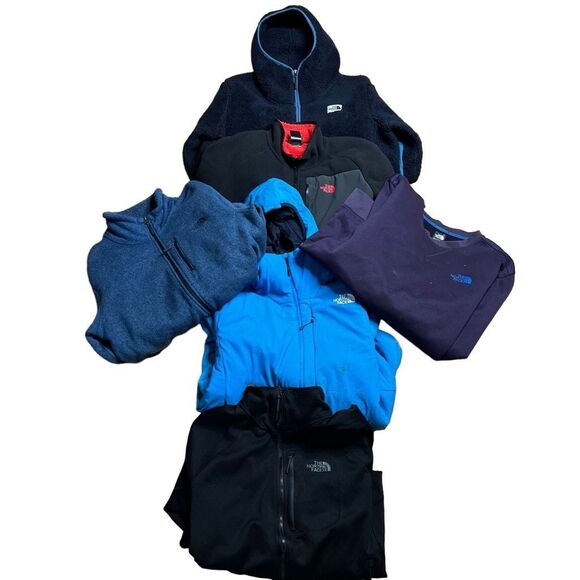 6 Item North Face Bundle Lot Mens Large - Picture 1 of 15